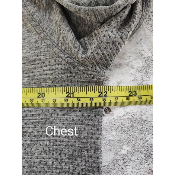 Lululemon Women's Gray Run Swiftly Relaxed Long Sleeve Shirt Size 12 - Picture 4 of 6